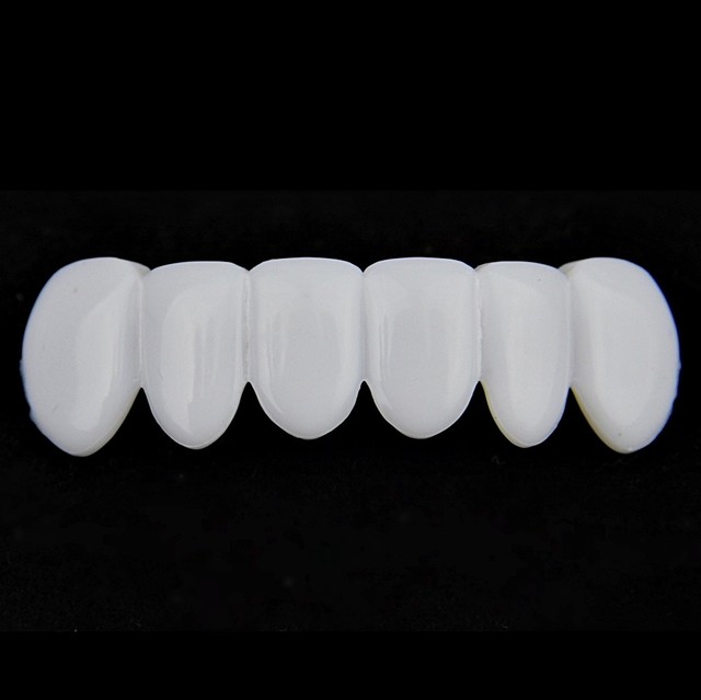 Pure White Teeth Grillz Bottom Teeth Six PC Hip Hop Mouth Grill Pre