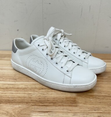 ✨Gucci✨ Ace Perforated Interlocking GG Logo (U.S Women's 5