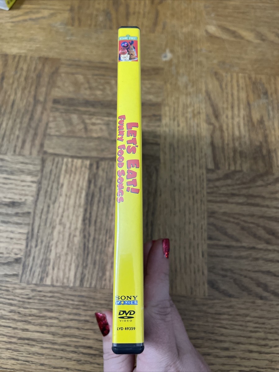 Sesame Street Let's Eat Funny Food Songs DVD-Rare-SHIPS N 24 HOURS