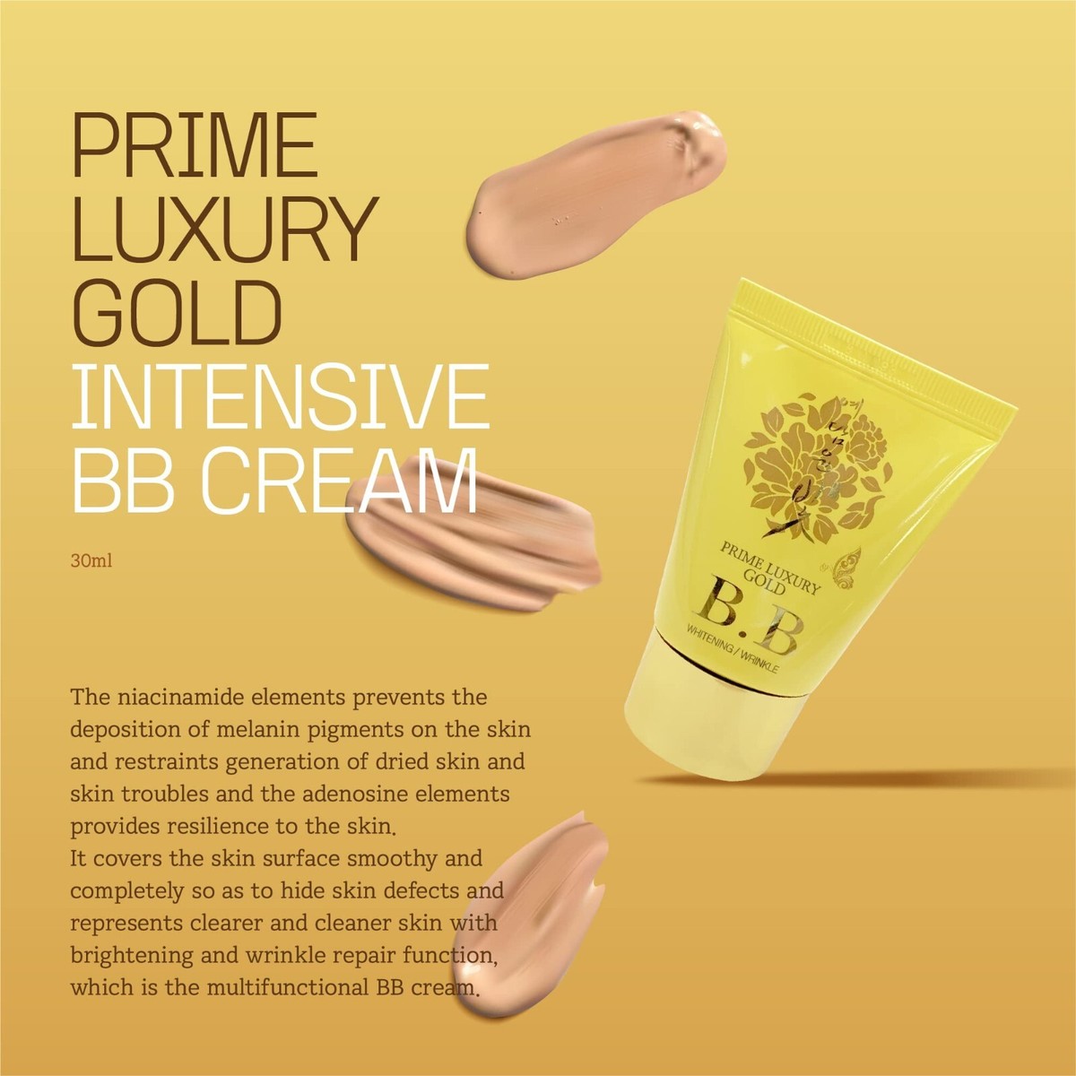 Yedam Yun Bit Prime luxury Gold Women Skin Care Set 4pcs Gift Set