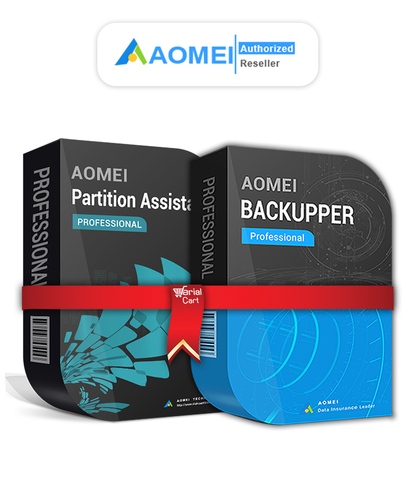 AOMEI Backupper Pro AND Partition Assistant Pro - 2 PCs Lifetime Upgrades