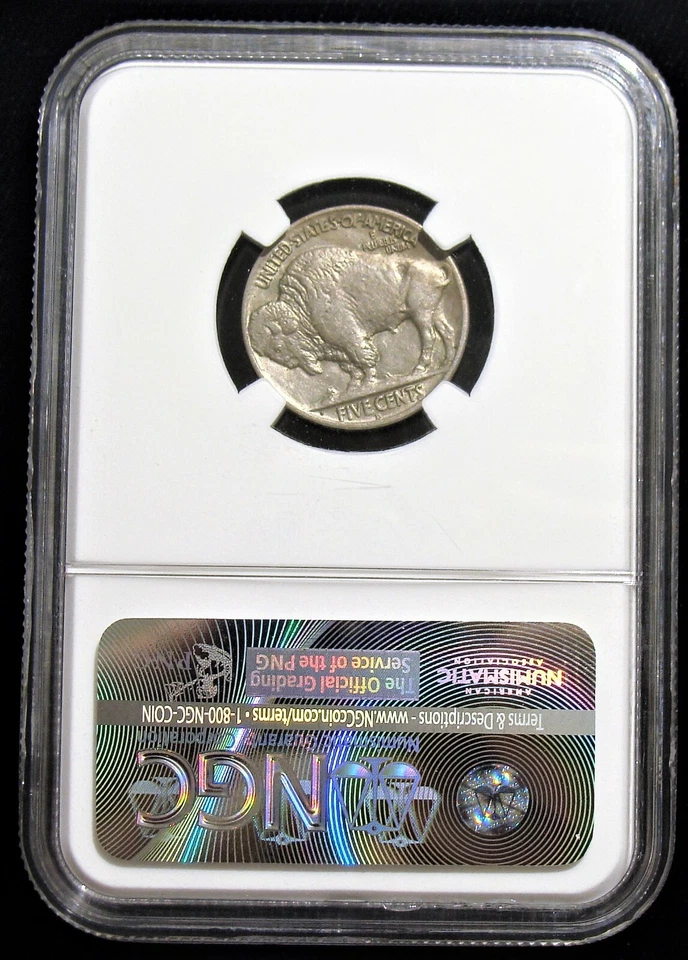 1915-D 5C Buffalo Nickel. AU55 NGC - Image 4 of 4