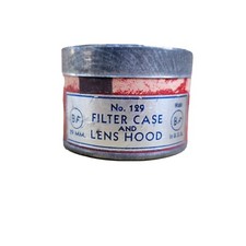 Metal Lens Hood BF Co. 29mm Aluminum Silvertone Made in the USA