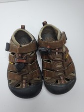KEEN Newport H2 Brown Waterproof Sport Sandals Youth Size 8 - USED