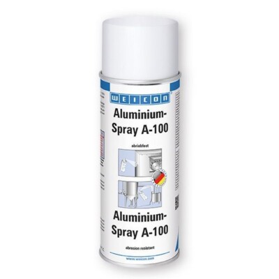 Weicon Aluminum Spray  A-100 Abrasion Resistant, 400 mL Spray Can