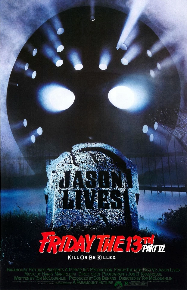 Jason Lives movie poster - 11 x 17 inches - Friday The 13th movie poster