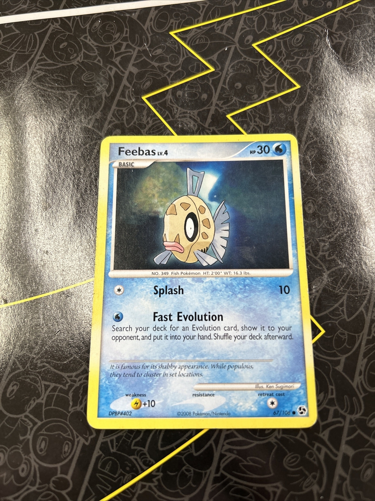 Pokemon Card Feebas 67/106 Non Holo Great Encounters 