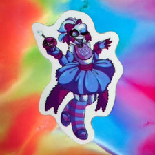 Five Nights at Freddys FNAF Sticker Nightmare Funtime Chica Glossy