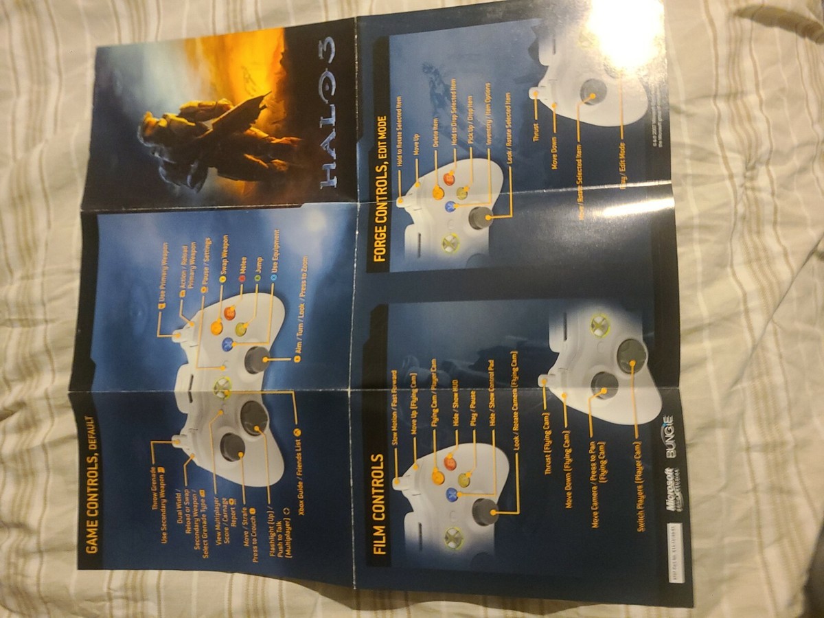 Rare Halo Master Chief Retail XBox Promo Launch Poster
