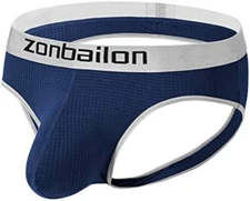 ZONBAILON Men's G String Underwear Thong Bikini Sexy T Back Pouch Soft Bikini