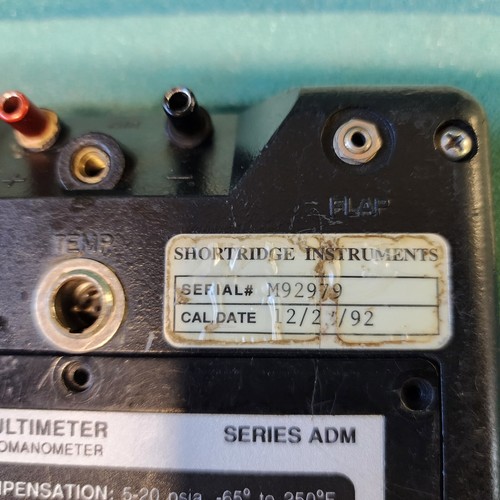 Shortridge Instruments Airdata Multimeter ADM-870 Electronic Micromanometer - Picture 7 of 12
