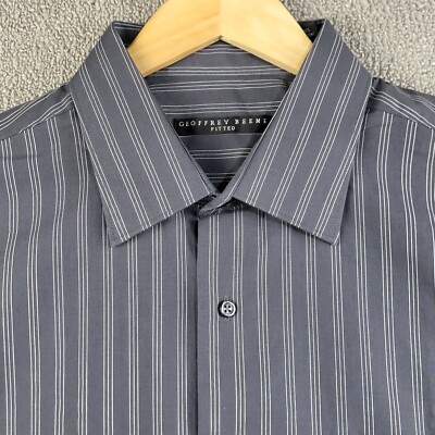 geoffrey beene slim fit dress shirts Geoffrey Beene Mens Burgundy Regular-Fit Stretch Flex Dress Shirt L16-16.5 36/37, Men's, Size: Large 16-16.5 36/37, Red