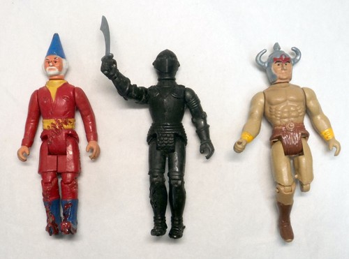 1983 DFC Dragonriders of the Styx: Black Knight, Ragnar the Warrior & The Wizard