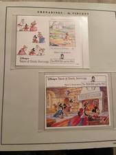 1993 DISNEY ST. VINCENT THEMED STAMPS