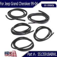 For 1999-2004 Jeep Grand Cherokee 5x Rubber Seal Weatherstrip Set Doorsliftgate
