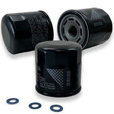Filtro de aceite genuino 90915-YZZN1 / 90915-YZZF2 con arandelas de tapón de drenaje OEM PAQUETE DE 3