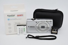 Canon PowerShot A2500 Silver Digital Camera 5X Optical Zoom Complete - TESTED  