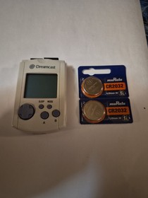 OEM Official Sega Dreamcast HKT-7000 VMU Visual Memory Unit Tested W/ BATTERIES 