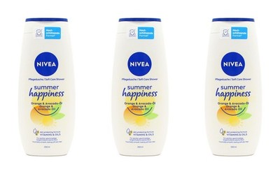 Nivea Pflegedusche Summer Happiness NV , 3x250ml EAN4006000143910