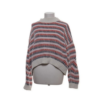 Tommy Hilfiger Jeans, Strickpullover, Größe: M, Weiß/Rot/Blau #OwC