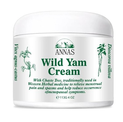 ANNAS Wild Yam Cream   Organic Hormone Support for Menopause & Skin Care