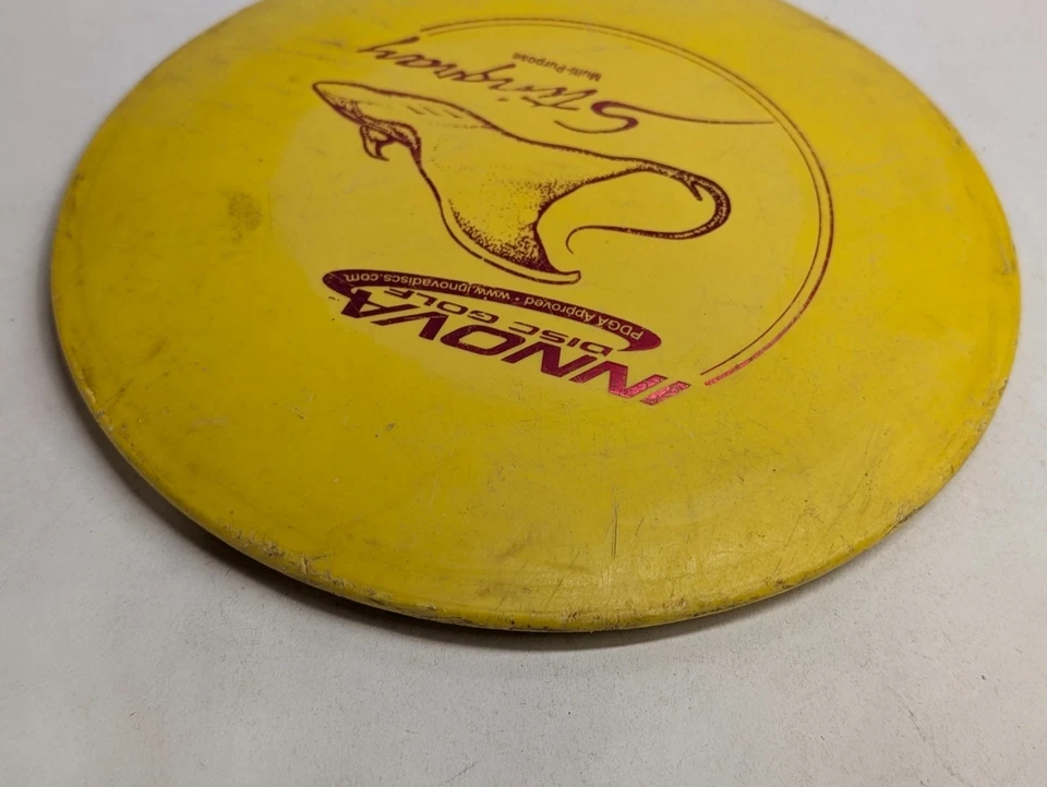 Innova DX Stingray Disc Golf Midrange Driver PFN 148g Yellow - Image 4 of 4