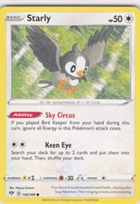 2020 Starly Common SWSH03: Darkness Ablaze 145/189 NM Normal LP-NM