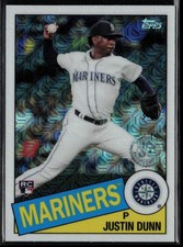 Justin Dunn #85TC-39 2020 Topps 1985 Topps Chrome Silver Pack Promo (Series 2)