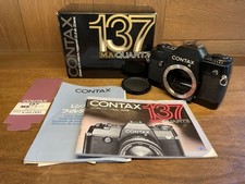 *Almost Mint in Rare Box* Contax 137 MA 137MA Quartz Film Camera Body From Japan