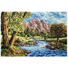 Herrschners® Country Mountain Stream Latch Hook Kit