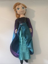 Disney Store Princess Anna 18" Stuffed Plush Doll Frozen