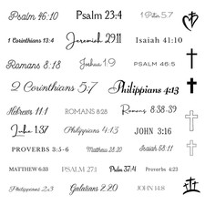 Foundations of Faith Christian Temporary Tattoos - Inspirational