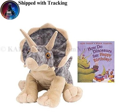 Wild Republic Cuddlekins Triceratops Dinosaurier Plüschtier 12 10960 Japan Ex...