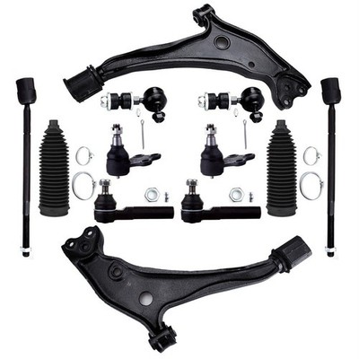 12pc Front End Kit 99-02 Villager/Quest LCA Ball Joint Tie Rod Sway Link