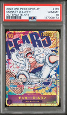 PSA 10 One Piece Luffy OP05-119 SEC Nika Alt Art Japanese