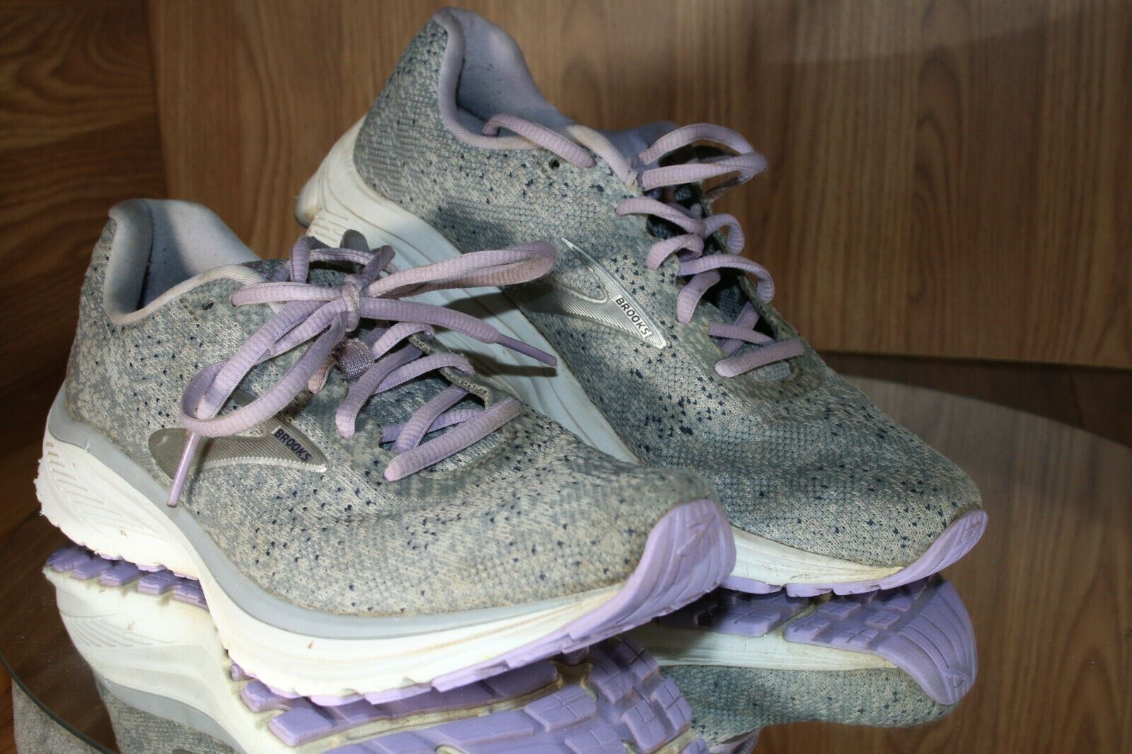 Brooks Anthem 2 Womens 8, EU39 Gray Purple Athletic Running Shoes Sneakers GUC thumbnail 2
