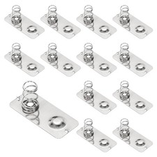 AA Battery Contact Spring Plates, 12 Pcs 28 mm x 12mm Terminal Contacts