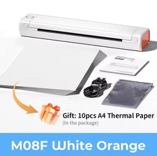 Phomemo MO8F Portable A4 Bluetooth Thermal Printer for Home Office iOS Android