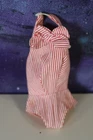 Vintage 1960s Barbie Doll Busy Gal #981 Red White Striped Shirt Bodysuit Blouse