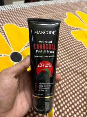 Men Skin Purifying Cleansing Mancode Activated Charcoal Peel Off Mask