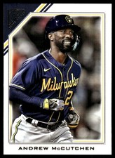 Andrew McCutchen 2022 Topps Gallery #175 Brewers MLB READ FREE SHIP AutographDen