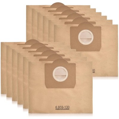 Staubsaugerbeutel für Kärcher WD3 10 Stück Filterbeutel Papierbeutel Austausch