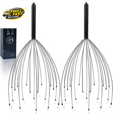 2 Pack Head Massager Scalp Massager 20 Fingers Handheld Scalp Scratcher Head
