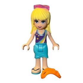 LEGO Friends Minifigure STEPHANIE Purple Top Stars Sunglasses frnd229 Set #41317