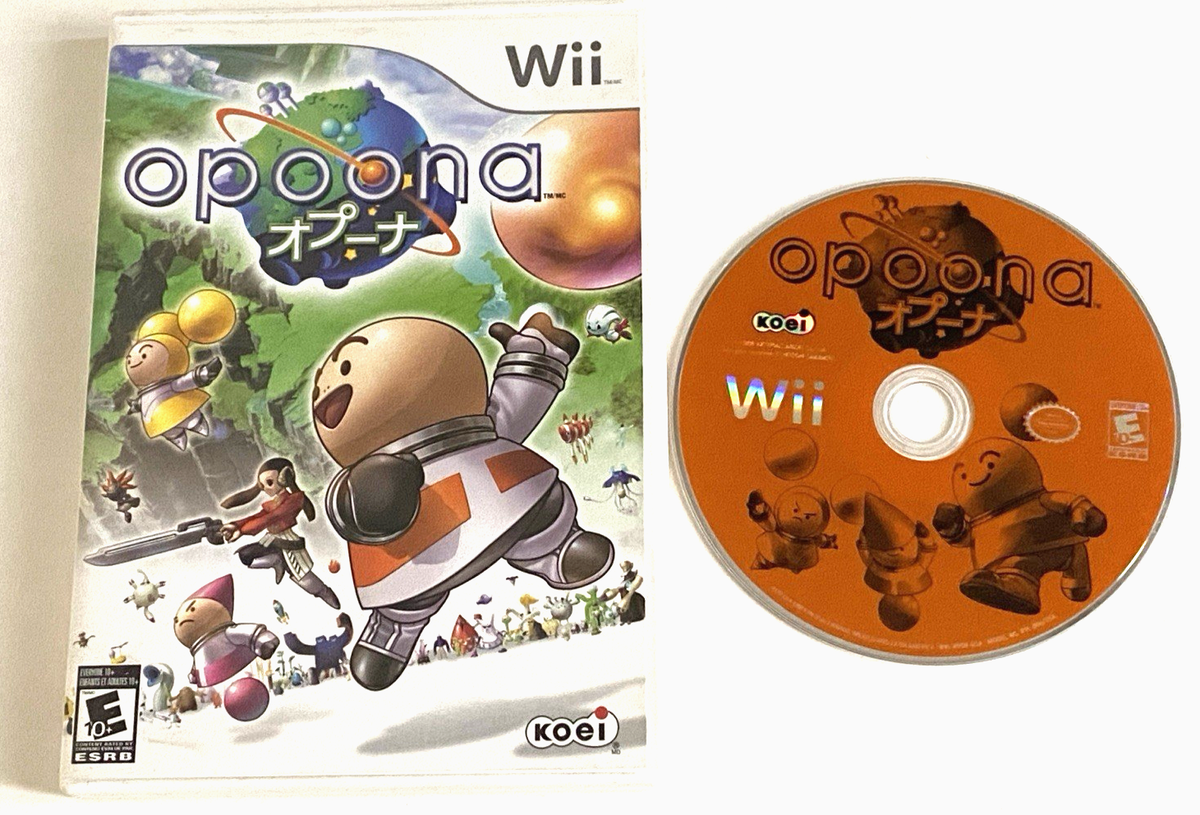 Opoona Nintendo Wii Game Case No Manual Role Playing RPG JRPG