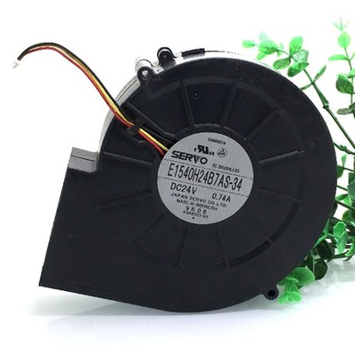 1PCS New SERVO E1540H24B7AS-34 24V 0.74A 3-Wire Centrifugal Turbo Fan #lk