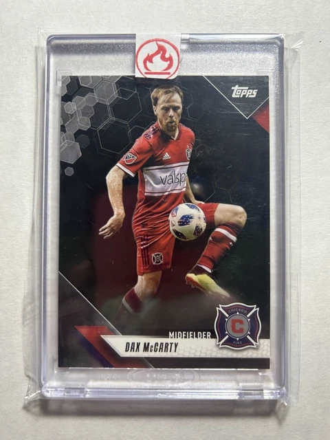 2019 Topps MLS 117 Dax McCarty Black 1/1 Chicago Fire