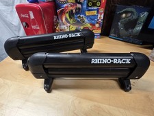 Rhino-rack Ski Snowboard Roof Rack Carrier Pair W Mounting Hardware No Key