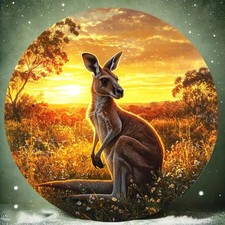 Durable Round Garden Tin Metal Signs Home D cor 8x8 Tag Ideal Outdoor Decoration