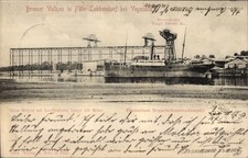 Ak Fähr Lobbendorf Vegesack Bremen, Vulkan-Werft, Neue Helgen,... - 4622744